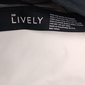 Lively women's bra size 36B